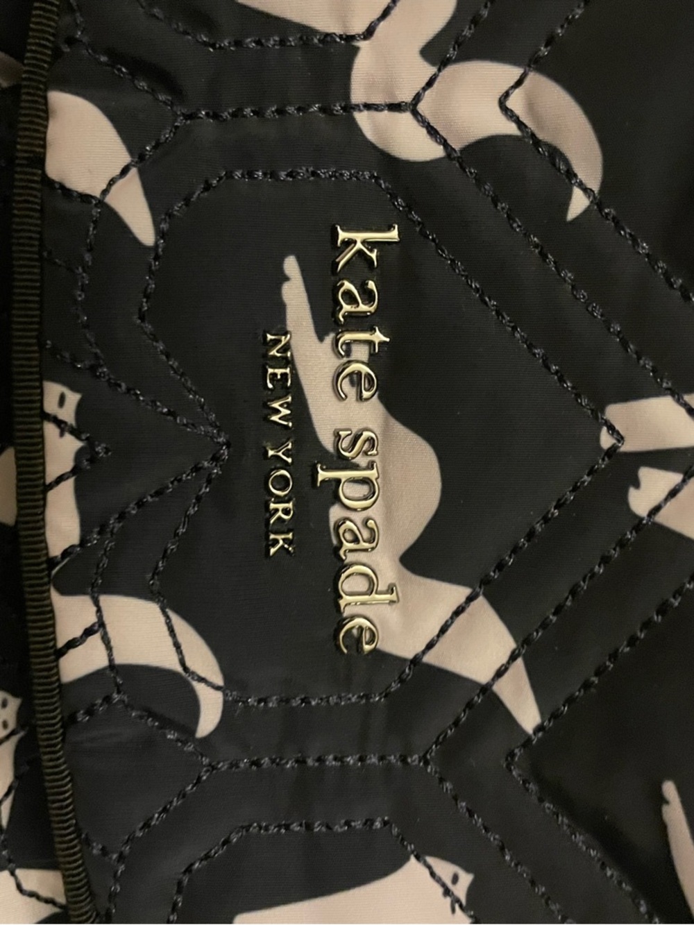 Kate Spade brand new quilted backpack - Picture 2 of 5